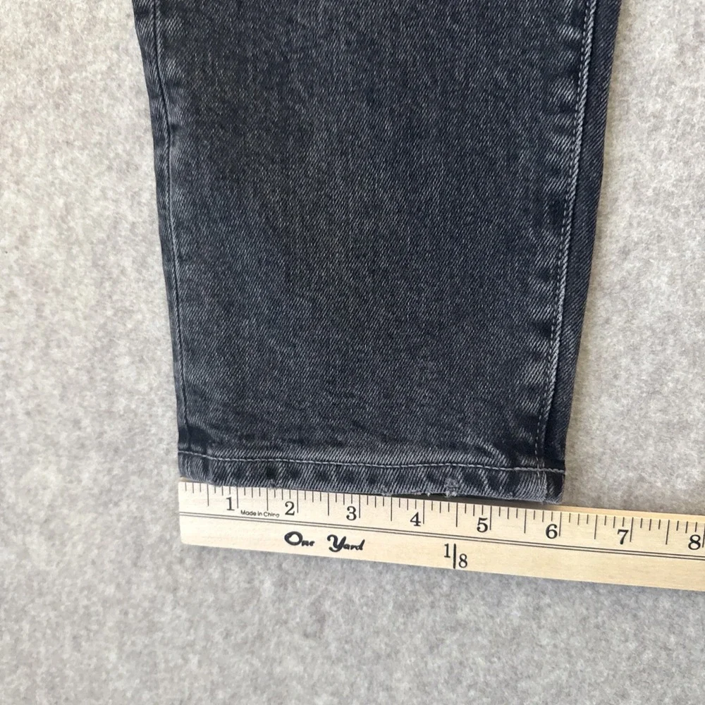 Madewell Jeans Relaxed Taper Mens 29x30 Charcoal Wash Button Fly